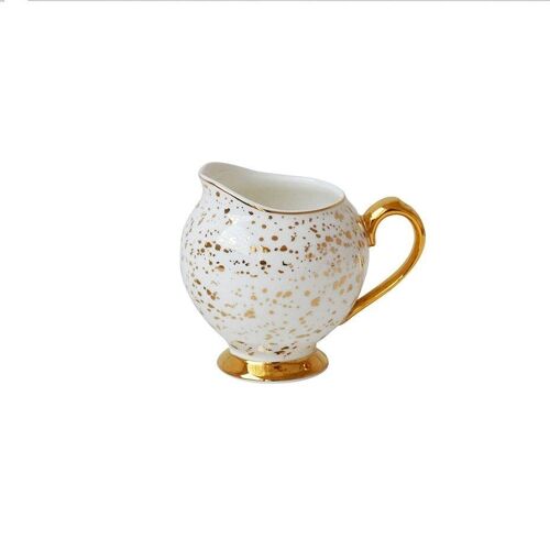 Enchante Speckled Gold Milk Jug- by Bombay Duck