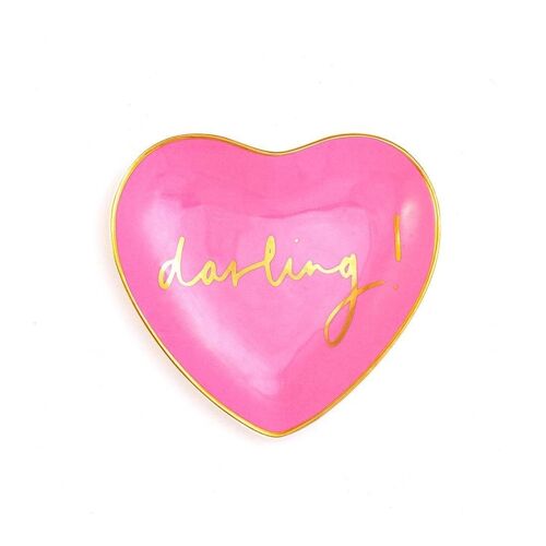 Darling Heart Trinket Dish Darling Rose- by Bombay Duck