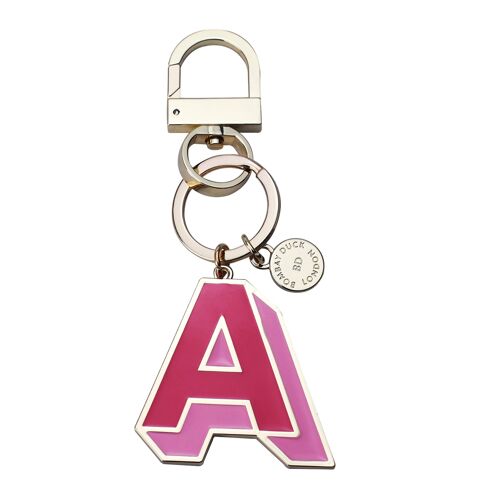 Letterpop Enamel Keyring- by Bombay Duck