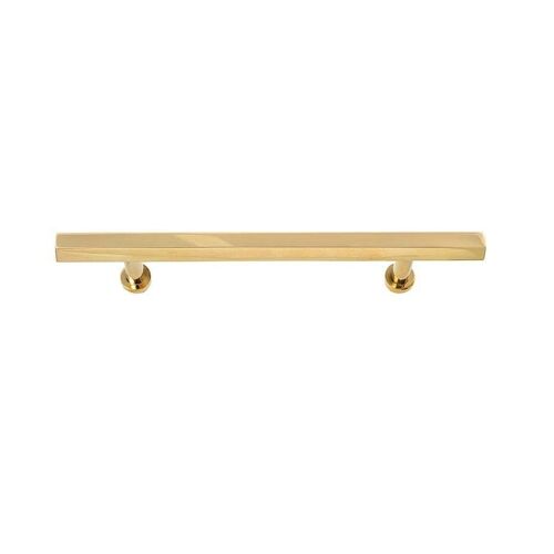 Chiswick Octagonal Brass Bar Handle- by Bombay Duck