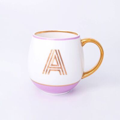 Library Mug with Letter- by Bombay Duck