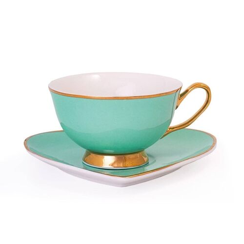 Darling Heart Teacup and Saucer- by Bombay Duck