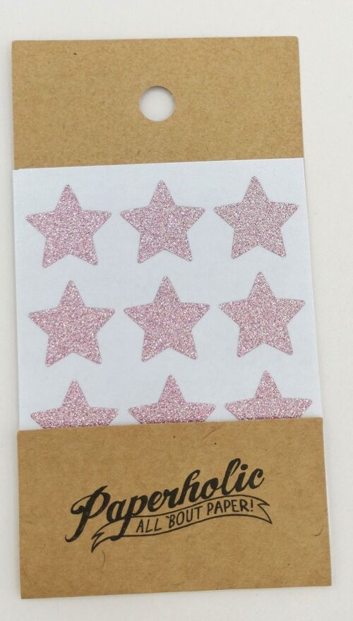 Glitter Sticker Small Stars Powder