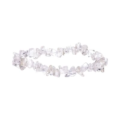 Pulsera Chip de Cuarzo Transparente