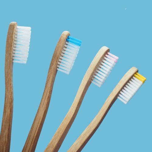 [DÉSTOCKAGE] Brosse à dents adulte en bambou - Poils souples