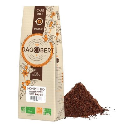 Coffees 250 500 OR KILO organic and fair trade MON P'TIT BIO blend Grain and ground