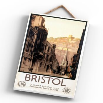 P0296 - Bristol Street Original National Railway Affiche Sur Une Plaque Décor Vintage 4