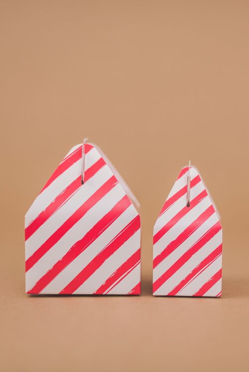 Favor Boxes Large Stripes Rot