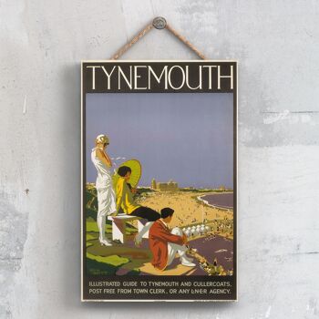 P0674 - Tynemouth Original National Railway Affiche Sur Une Plaque Décor Vintage 1