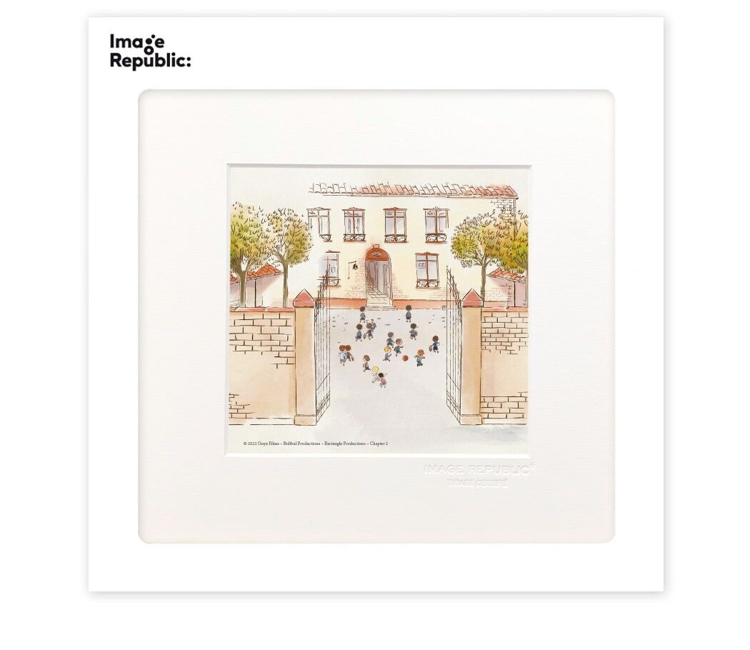 POSTER 22x22 cm IL PICCOLO NICOLAS LA RECRE