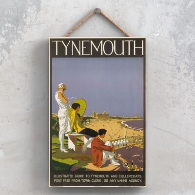 P1149 - Tynemouth Original National Railway Poster On A Plaque Vintage Decor