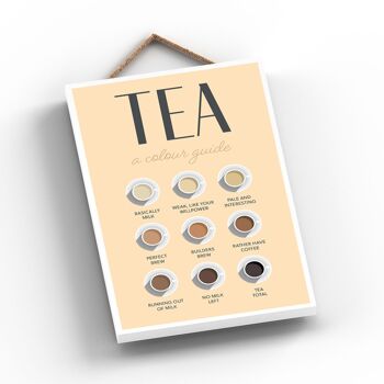 P1725 - Tea Color Guide Kitchen Plaque décorative à suspendre 2