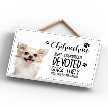 P1835 - Pets & Paws - Plaque Corde Chihuahua Caractéristiques 4