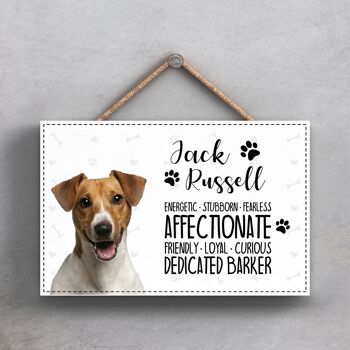 P1843 - Pets & Paws - Plaque Corde Jack Russell Caractéristiques 1