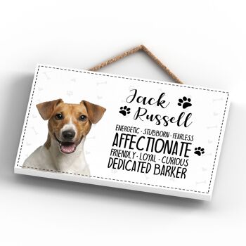P1843 - Pets & Paws - Plaque Corde Jack Russell Caractéristiques 4