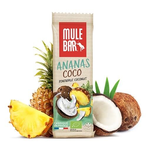 Organic & vegan cereal & fruit bar 40g: Pineapple - Coconut - Goji berries