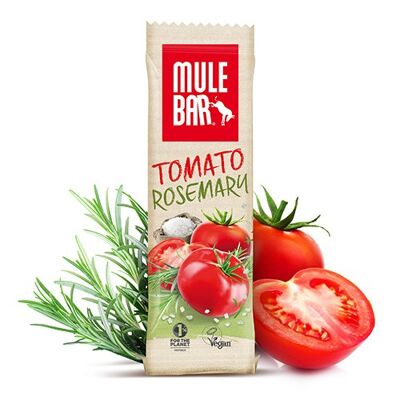Barrita vegana de cereales y frutas salados 40g: Tomate - Romero