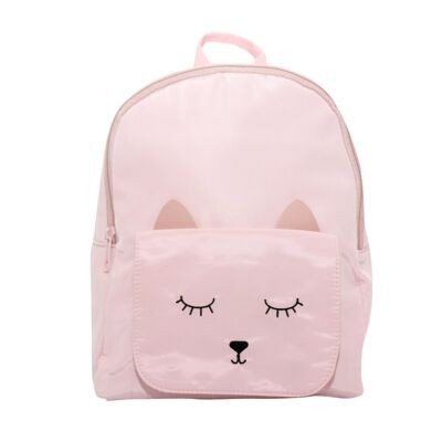 Sac à dos maternelle pour enfants - Mina, Le chat rose