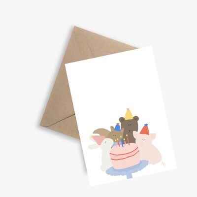 Carta di auguri di compleanno