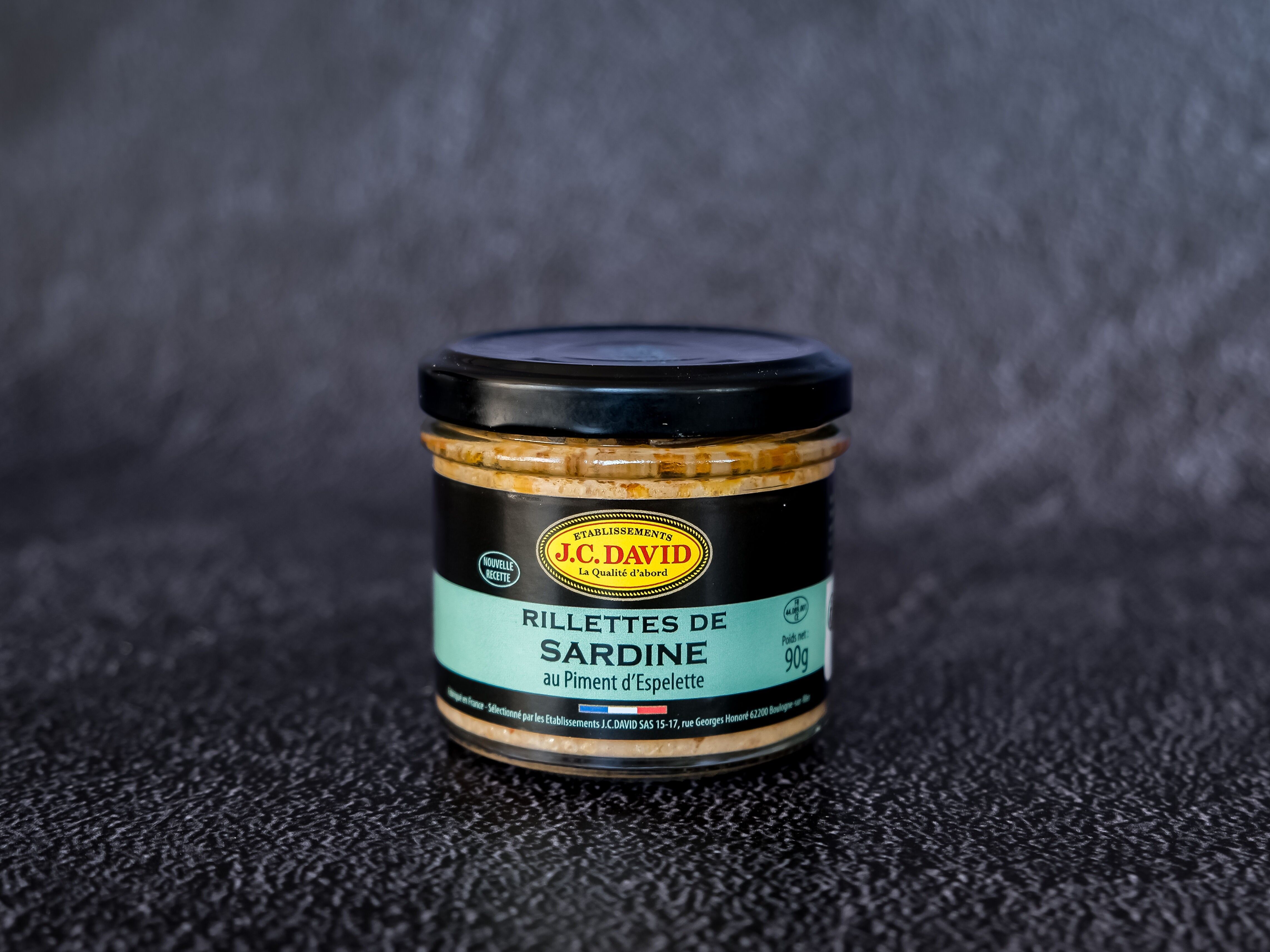 Rillettes di sardine al pepe di Espelette 60% - 90g