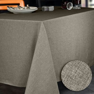 BROME TAUPE RECT TABLECLOTH 150X200
