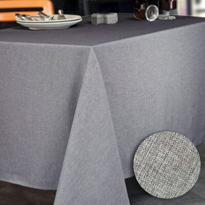 BROME GRAY RECT TABLECLOTH 150X300
