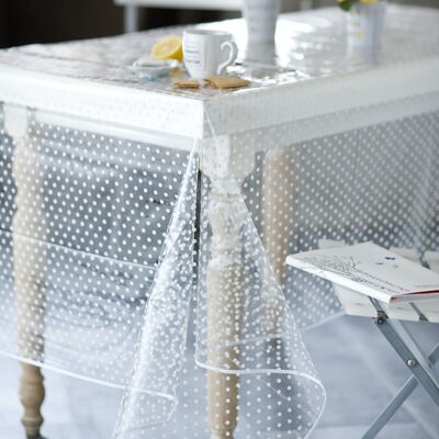 AGNOS CLEAR TABLECLOTH RECT 140X250