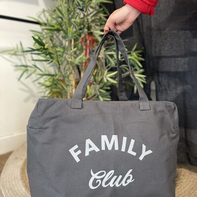 Anthracite "Family Club" weekend bag