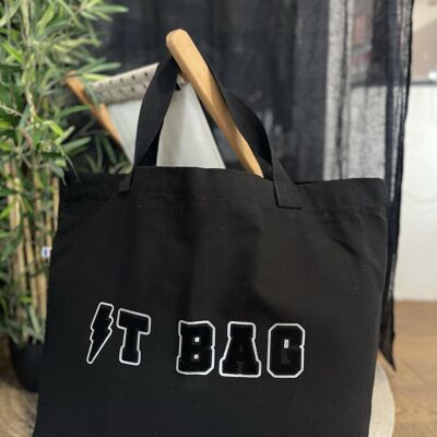 Large Black Tote "IT Bag"