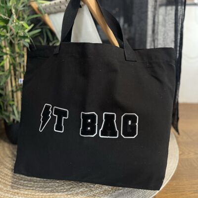 Large Black Tote "IT Bag"