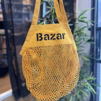 Netzbeutel Senf "Bazar"