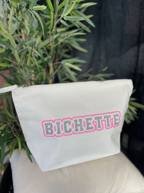 Trousse de toilette XL Ecru " Bichette "