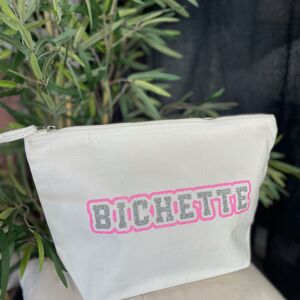 Trousse de toilette XL Ecru " Bichette "