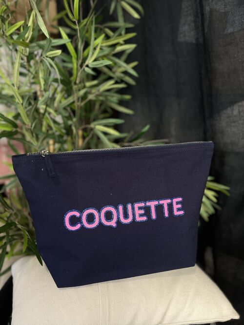 Trousse de toilette XL Marine " Coquette "