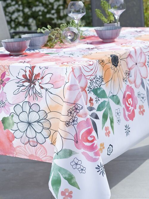 GARDENIA MULTICOLORE NAPPE RECT 150X300