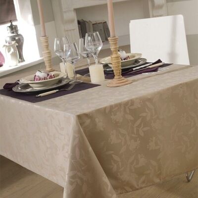 MANTEL RECT OMBRA TAUPE 150X350
