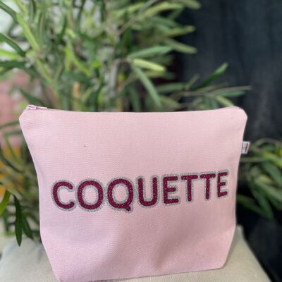 Trousse de toilette Rose "Coquette"