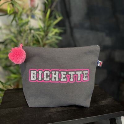 Kulturtasche "Bichette" in Anthrazit