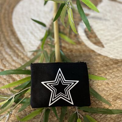 Black "Star" coin purse