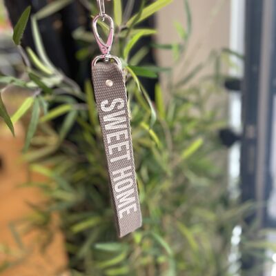 Anthracite "Sweet Home" Keychain