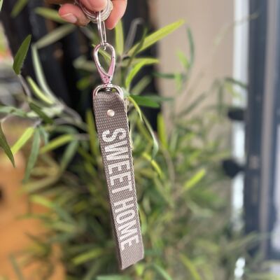 Anthracite "Sweet Home" Keychain