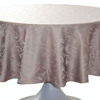 RUNDE TISCHDECKE OMBRA TAUPE 180