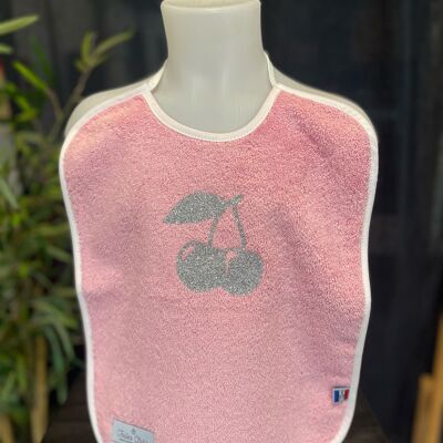 Bib Pink/White "Cherry"