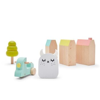 Coffret de jeu en bois Noodoll x Kiko + et GG 2