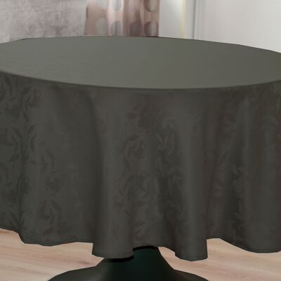 CALITEX - Nappe ombra gris fonce Ovale 180 x 240 cm