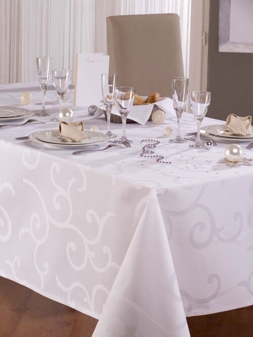 MADIGAN BLANC NAPPE RECT 140X200