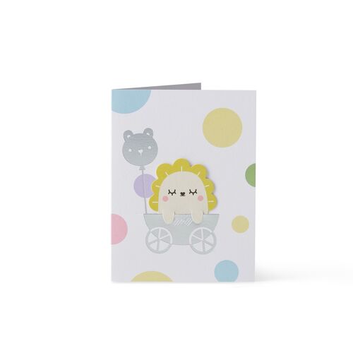 New Baby Card with a Bookmark