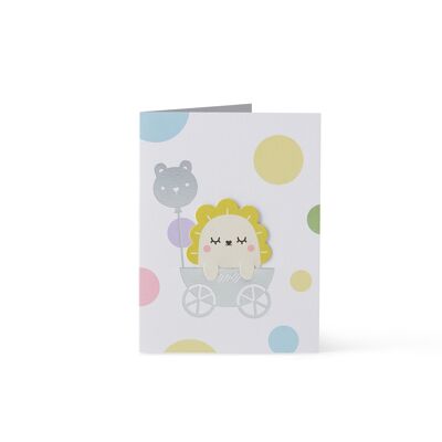 New Baby Card with a Bookmark
