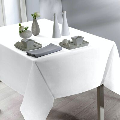 UNITED WHITE TABLECLOTH TEMPTATION RECT 140X350