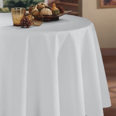 UNITED WHITE TEMPTATION ROUND TABLECLOTH 180